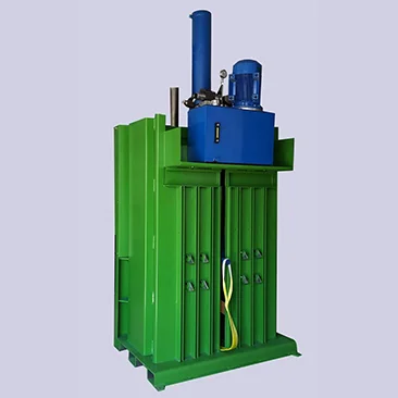 Vertical Bale Press Machine PREDPA 30 Cardboard And Textile Waste