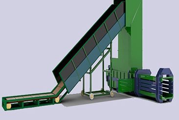 PRESP-50 Horizontal Semi-Automatic Baling Press Machine
