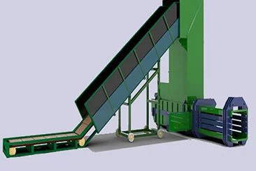 PRESP-50 Horizontal Semi-Automatic Baling Press Machine