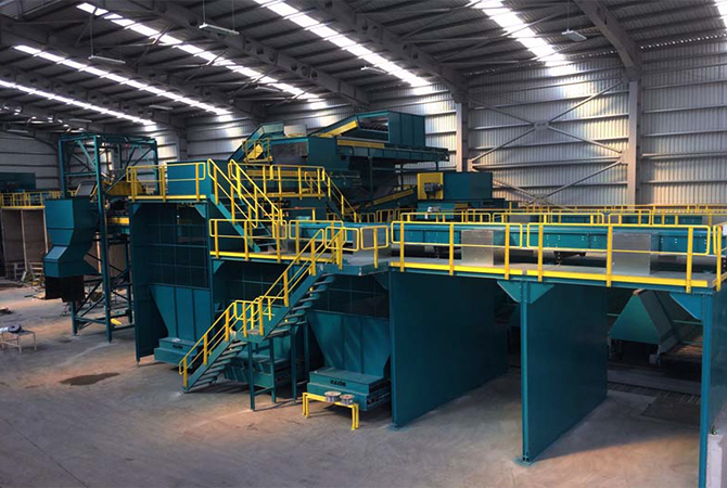 Ambalaj Atıkları Ayrıştırma Ayıklama Balyalama Tesisleri