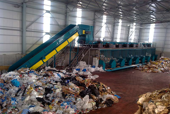 Ambalaj Atıkları Ayrıştırma Ayıklama Balyalama Tesisleri