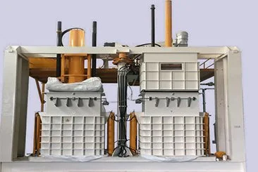 Tekstil Elyaf Balya Pres Makinası Çift Kabinli Prem-05