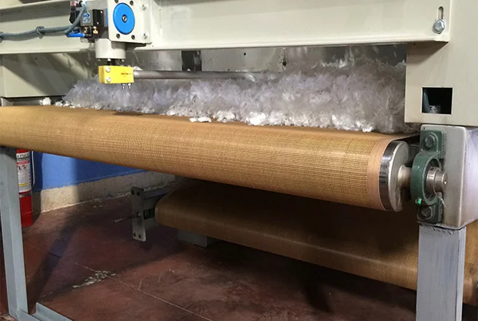 Tekstil Elyaf Bantlı Taşıma Kurutma Belt Dryer Prem-01