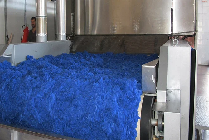 Tekstil Elyaf Bantlı Taşıma Kurutma Belt Dryer Prem-01