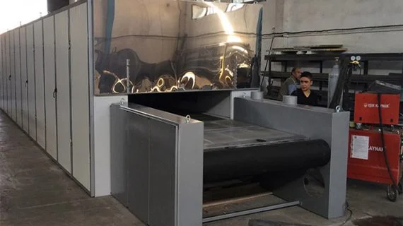 Tekstil Elyaf Bantlı Taşıma Kurutma Belt Dryer Prem-01