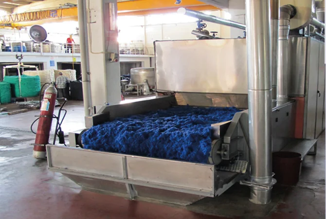 Tekstil Elyaf Bantlı Taşıma Kurutma Belt Dryer Prem-01