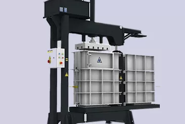 Tekstil Balya Pres Makinası – Çift Kasalı Otomatik Döngü Balyalama PRETEX1